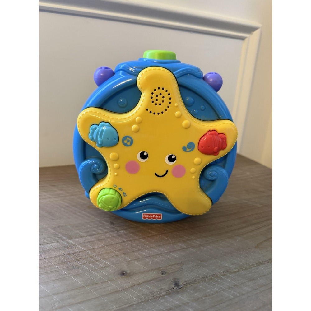 Vintage Fisher-Price Ocean Wonders Starfish Take-Along Crib Projector  Tested